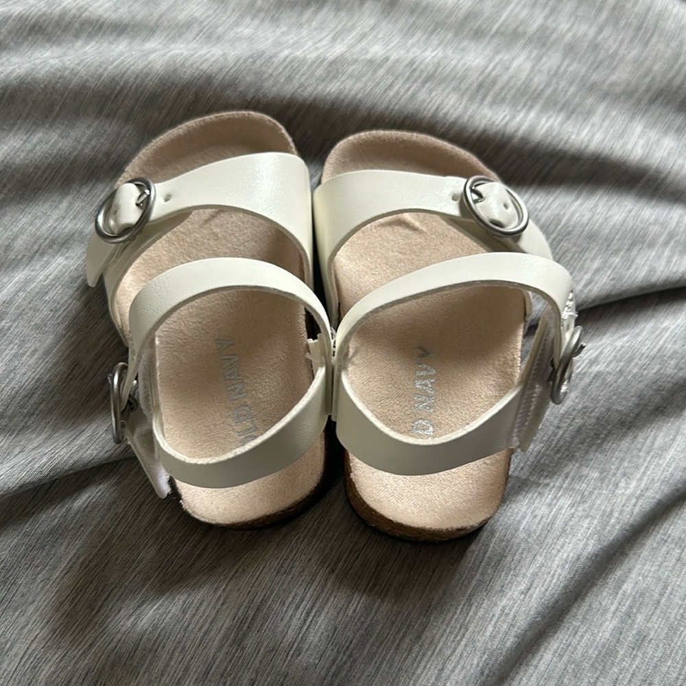 Baby Girl Sandals (Cream/White)